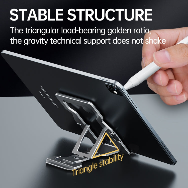 R-JUST Foldable Magnetic Flakes Aluminum Alloy Desktop Holder HZ06