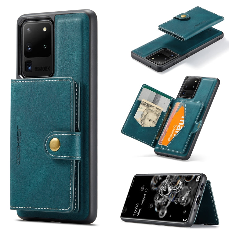 JEEHOOD Retro Magnetic Detachable Wallet Case Samsung S20 Ultra