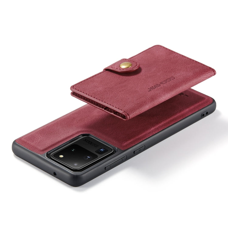 JEEHOOD Retro Magnetic Detachable Wallet Case Samsung Note 20 Ultra