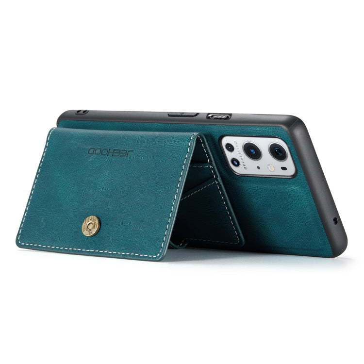 JEEHOOD Retro Magnetic Detachable Wallet Case OnePlus 9 Pro