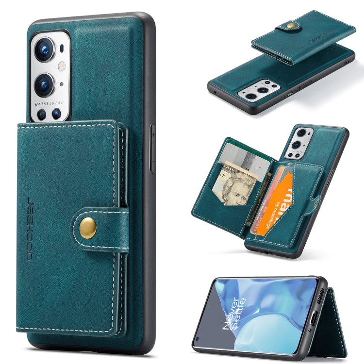 JEEHOOD Retro Magnetic Detachable Wallet Case OnePlus 9 Pro