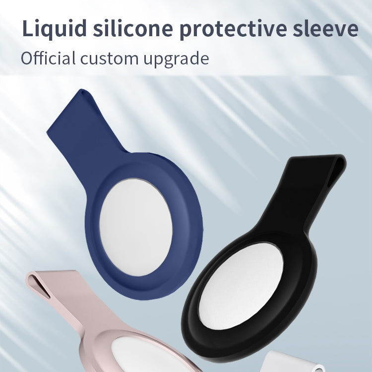 Mutural Liquid Silicone Protective Case with Key Ring AirTag