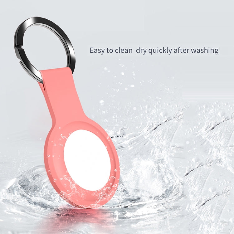 Mutural Liquid Silicone Protective Case with Key Ring AirTag