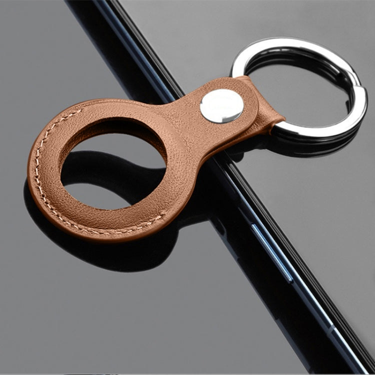 Mutural Leather Protective Case with Key Ring AirTag