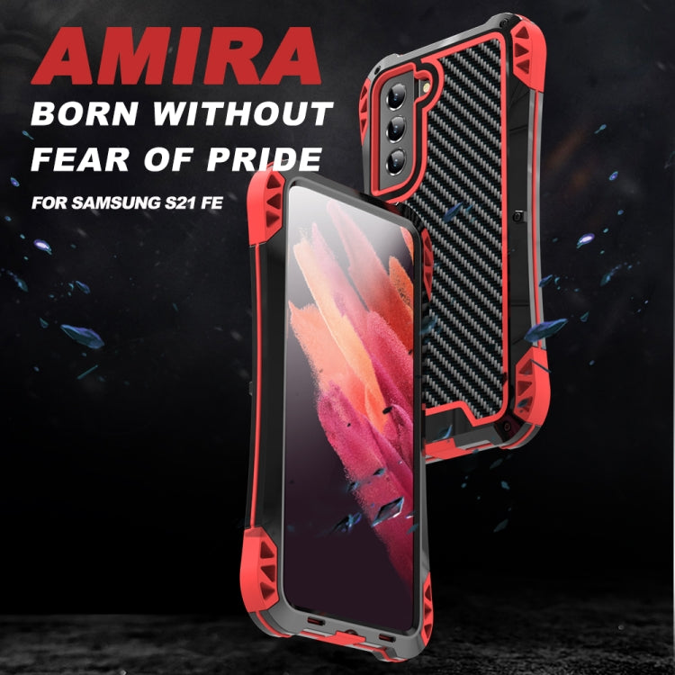 R-JUST AMIRA Metal Protective Case Samsung S21 FE