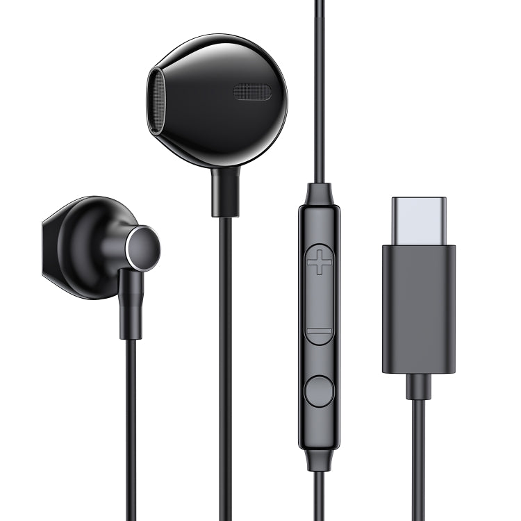 JOYROOM Type-C Semi-in-ear Wired Control Earphone JR-EC03