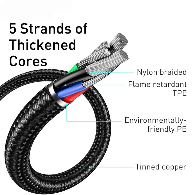 Baseus Cafule Series 66W USB to Type-C Metal 1m Data Cable