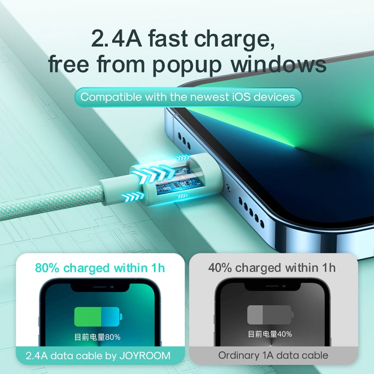 JOYROOM USB to Lightning Colorful Fast Charging 1m Data Cable S-1030M13