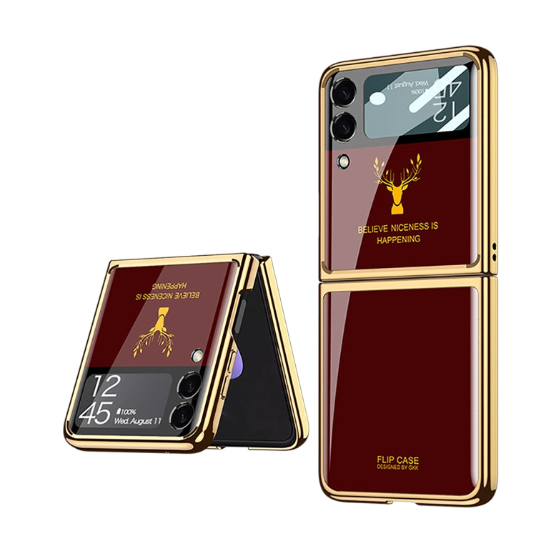 GKK Elk Electroplating Camera Protection Case Samsung Z Flip3