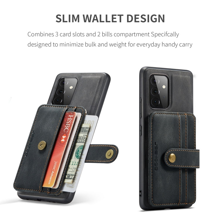 JEEHOOD RFID Blocking Anti-Theft Wallet Case Samsung A52 4G / 5G