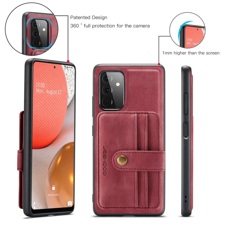 JEEHOOD RFID Blocking Anti-Theft Wallet Case Samsung A52 4G / 5G