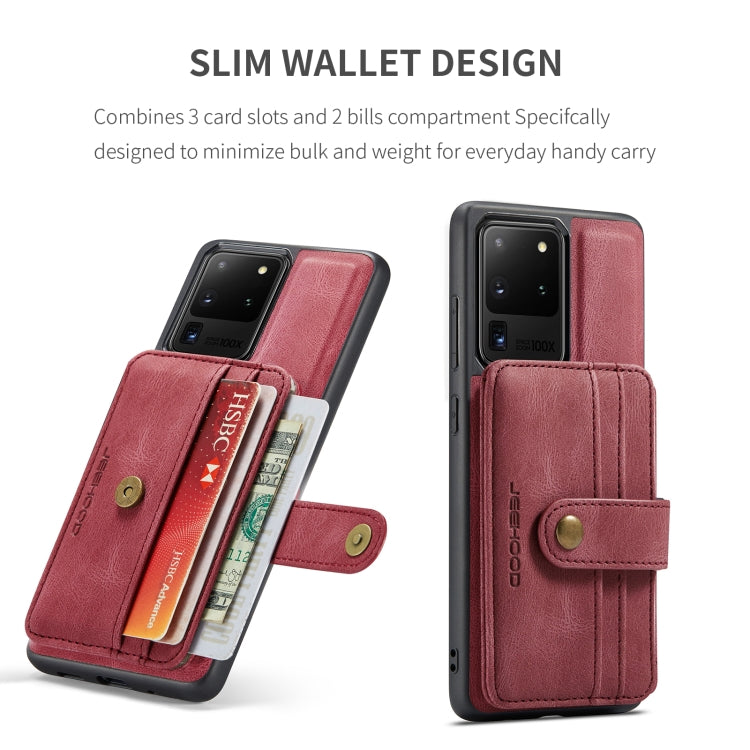 JEEHOOD RFID Blocking Anti-Theft Wallet Case Samsung Note 20 Ultra