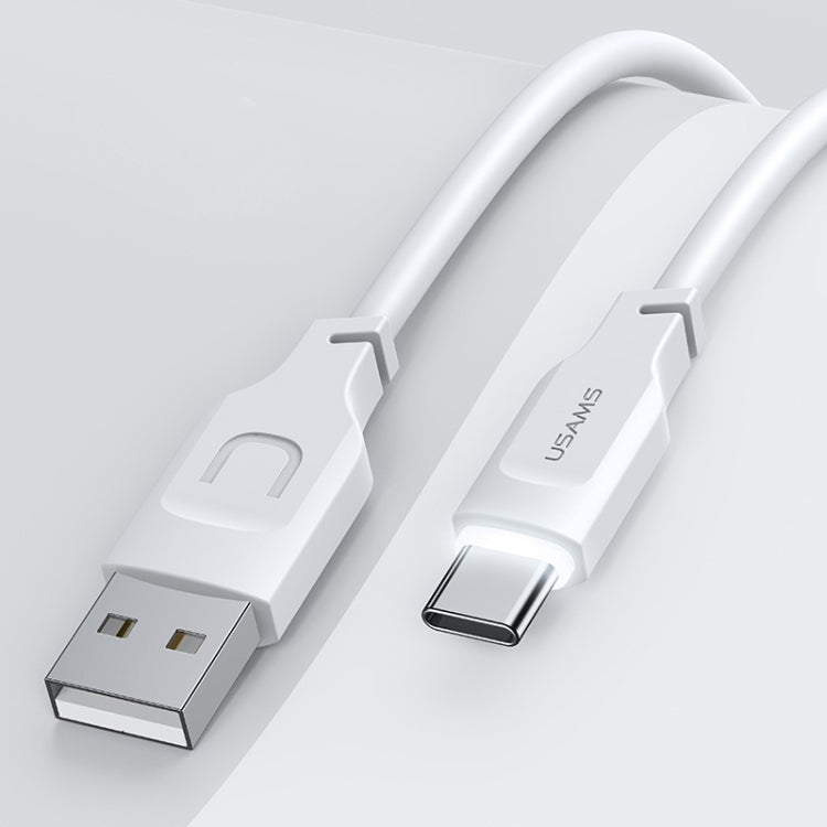 USAMS US-SJ568 6A Type-C / USB-C Fast Charing Data Cable with Light, Length: 1.2m