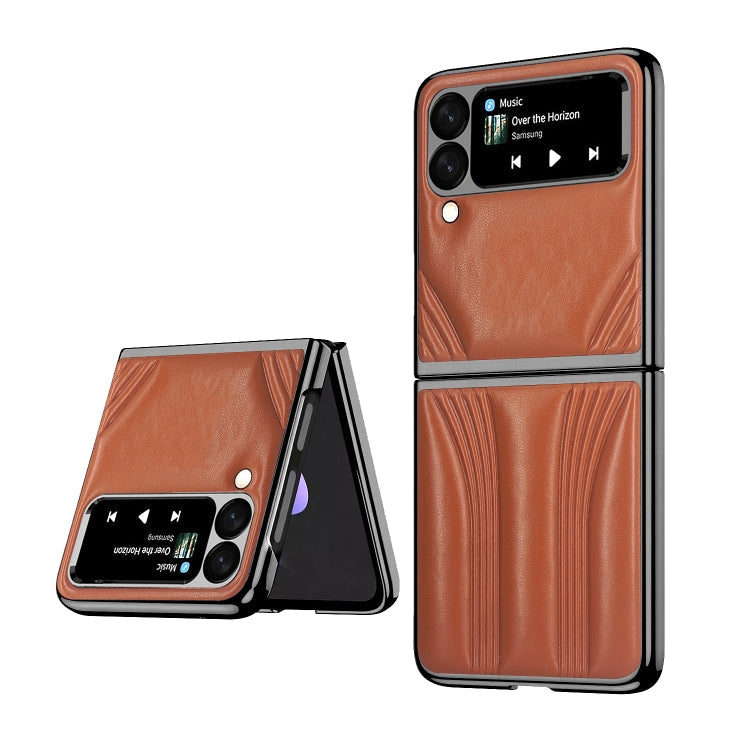 GKK Car Design Leather Texture Case Samsung Z Flip3