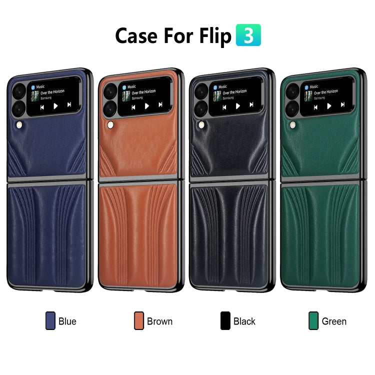 GKK Car Design Leather Texture Case Samsung Z Flip3