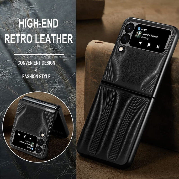 GKK Car Design Leather Texture Case Samsung Z Flip3