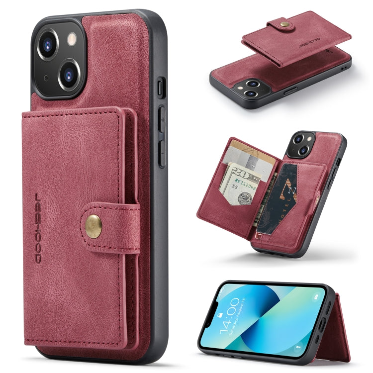 JEEHOOD Retro Magnetic Detachable Wallet Case iPhone 14