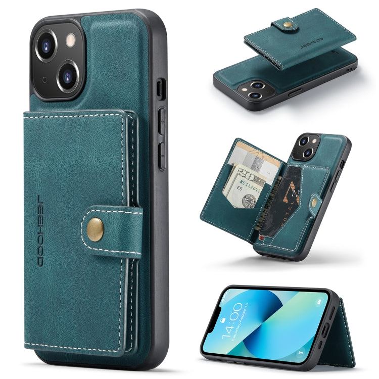 JEEHOOD Retro Magnetic Detachable Wallet Case iPhone 14