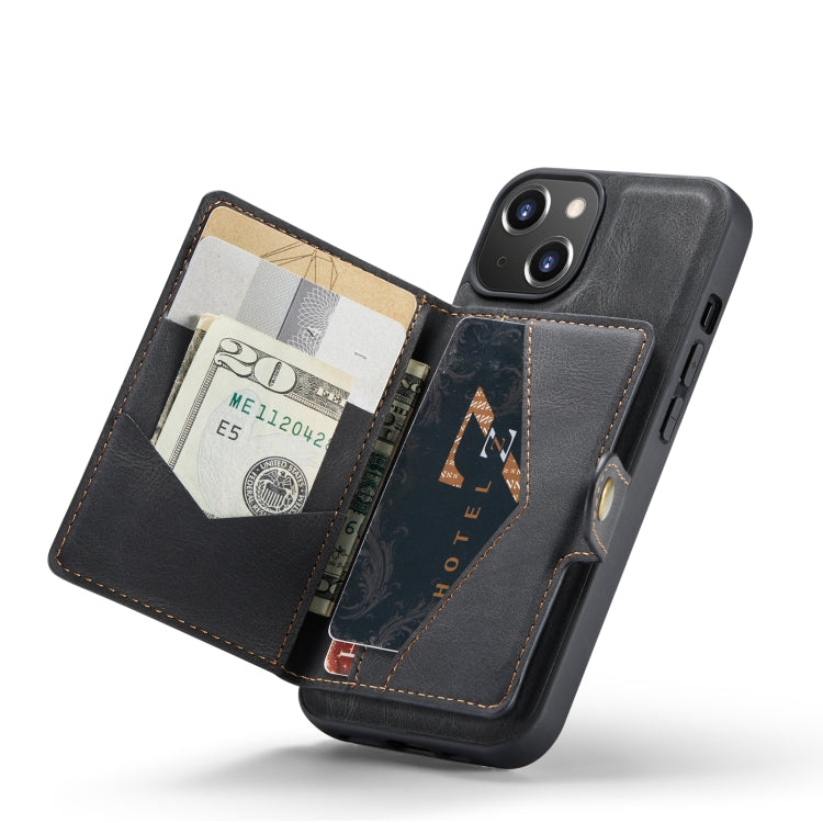 JEEHOOD Retro Magnetic Detachable Wallet Case iPhone 14