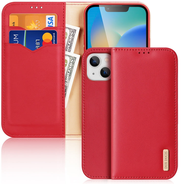 DUX DUCIS Hivo Leather Flip Case iPhone 14 Plus