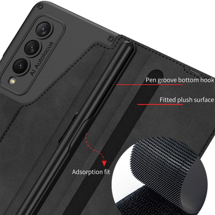 GKK Armor Flip Leather Case with Pen Slots Samsung Z Fold4