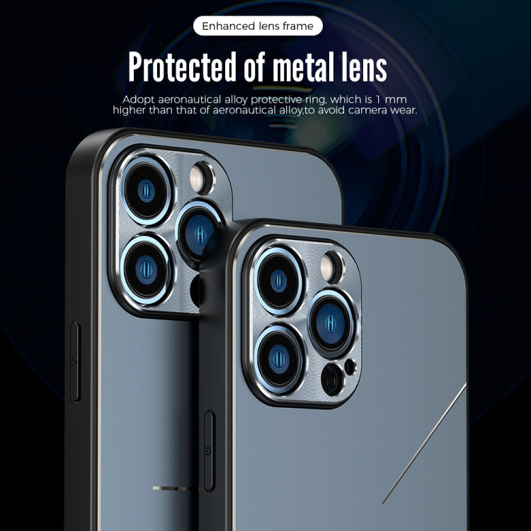 R-JUST 3-Line Style Metal Protective Case iPhone 14 Pro Max