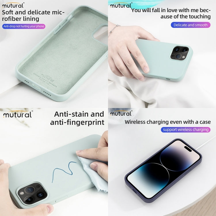 Mutural Yuemu Liquid Silicone Microfiber Case iPhone 14 Pro Max