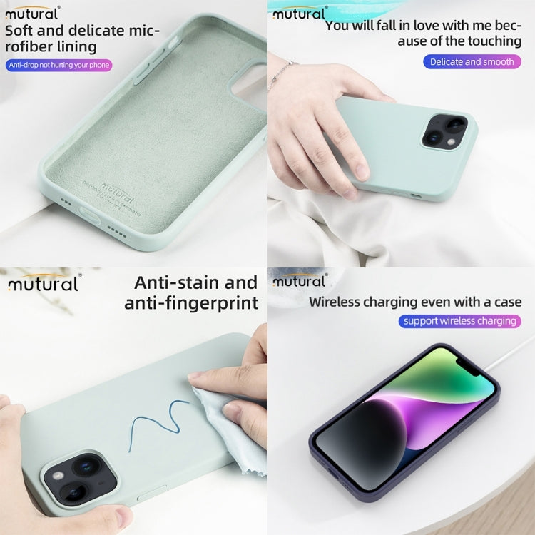 Mutural Yuemu Liquid Silicone Microfiber Case iPhone 14