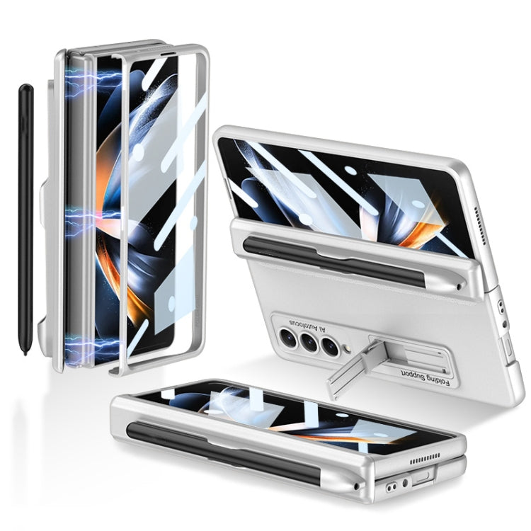 GKK Magnetic Hinge Flip Case with Holder & Pen Slot Samsung Z Fold4