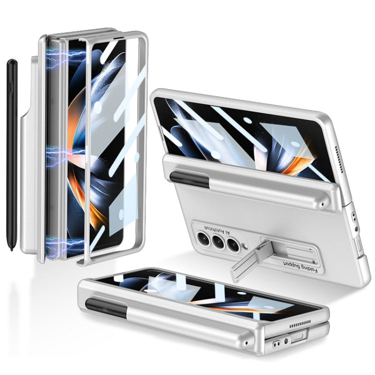 GKK Magnetic Hinge Flip Case with Pen Holder & Holder Samsung Z Fold4