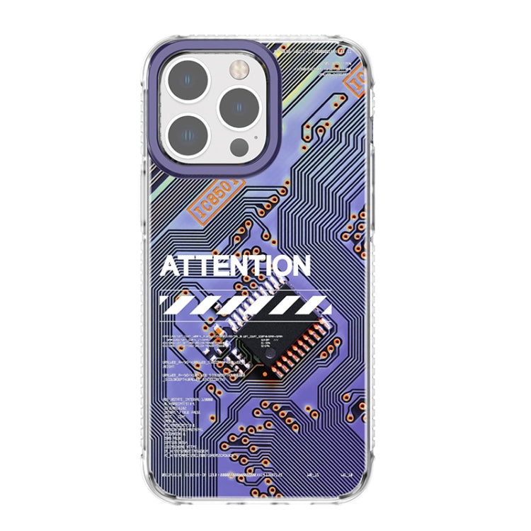 Mutural Modern Circuit Board Printed Case iPhone 14 Pro