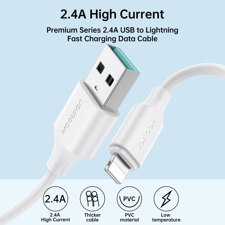 JOYROOM 2.4A USB to Lightning 0.25m Fast Charging Data Cable S-UL012A9