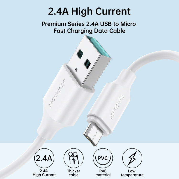 JOYROOM 2.4A USB to Micro USB 2m Fast Charging Data Cable S-UM018A9