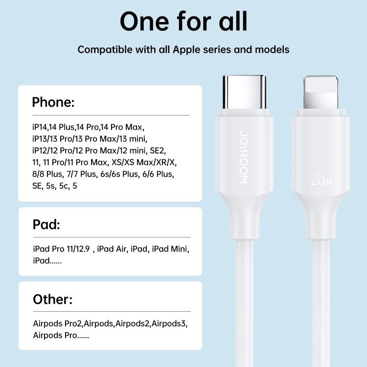 JOYROOM 20W Type-C to Lightning 2m Fast Charging Data Cable S-CL020A9