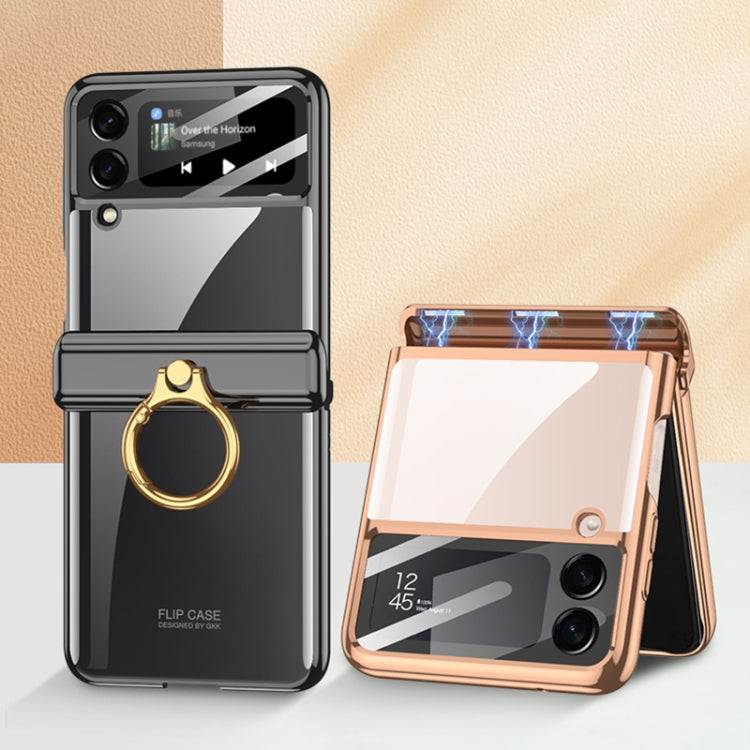 GKK Magnetic Folding Phantom Rotary Case with Ring Holder Samsung Z Flip4