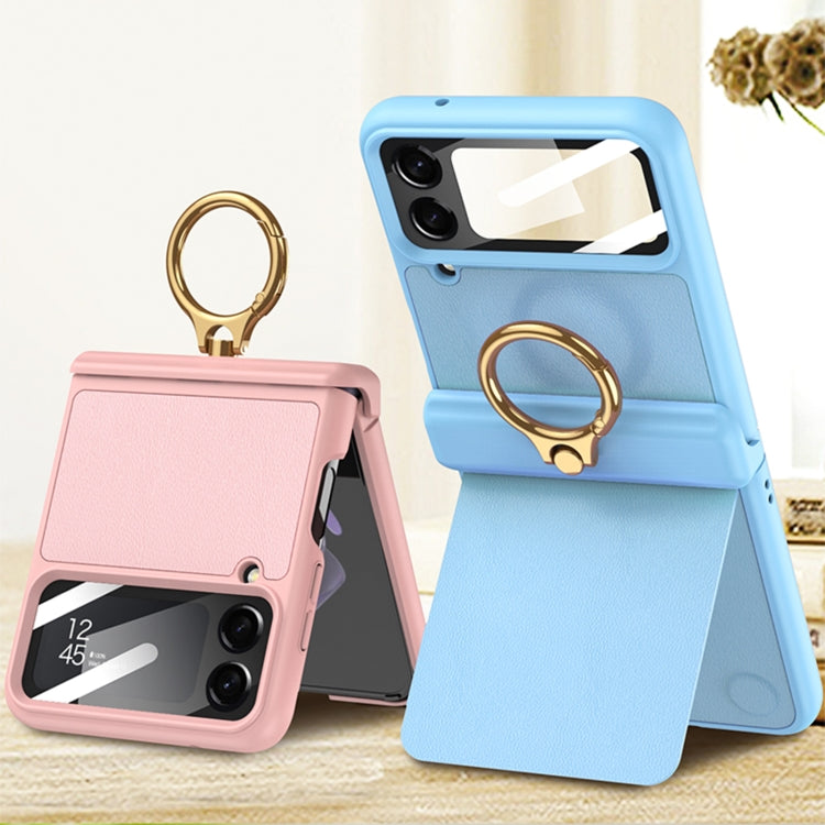 GKK Magnetic Fold Hinge Full Coverage Case with Ring Holder Samsung Z Flip4