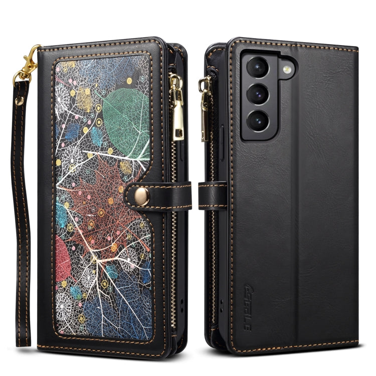 ESEBLE Star Lanyard Leather Wallet Case Samsung S22+