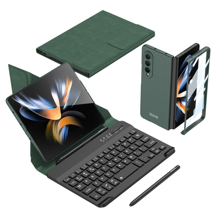 GKK Magnetic Folding Keyboard Leather Case with Pen Samsung Z Fold4