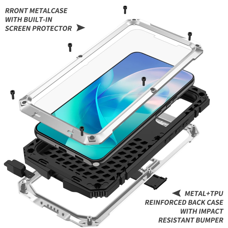 R-JUST KickStand Metal Protective Case Samsung S23+