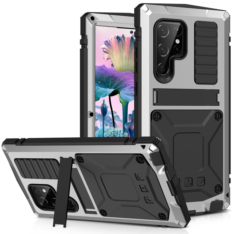 R-JUST KickStand Metal Protective Case Samsung S23 Ultra