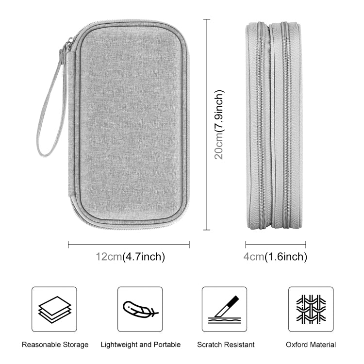 HAWEEL Electronic Organizer Double Layers Storage Bag