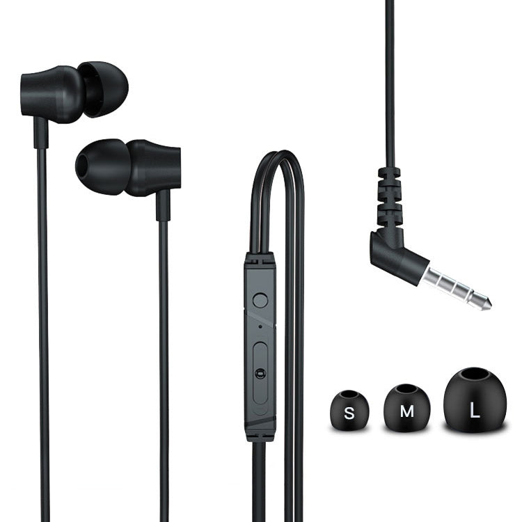 Lenovo QF320 3.5mm Plug In-ear Sliding Type Wire Control Earphone