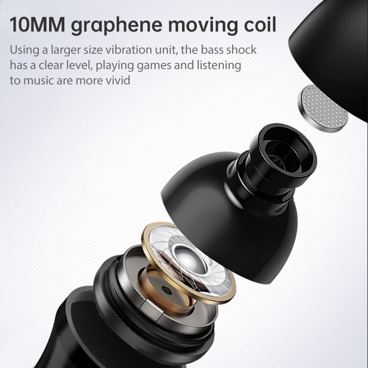 Lenovo QF320 3.5mm Plug In-ear Sliding Type Wire Control Earphone