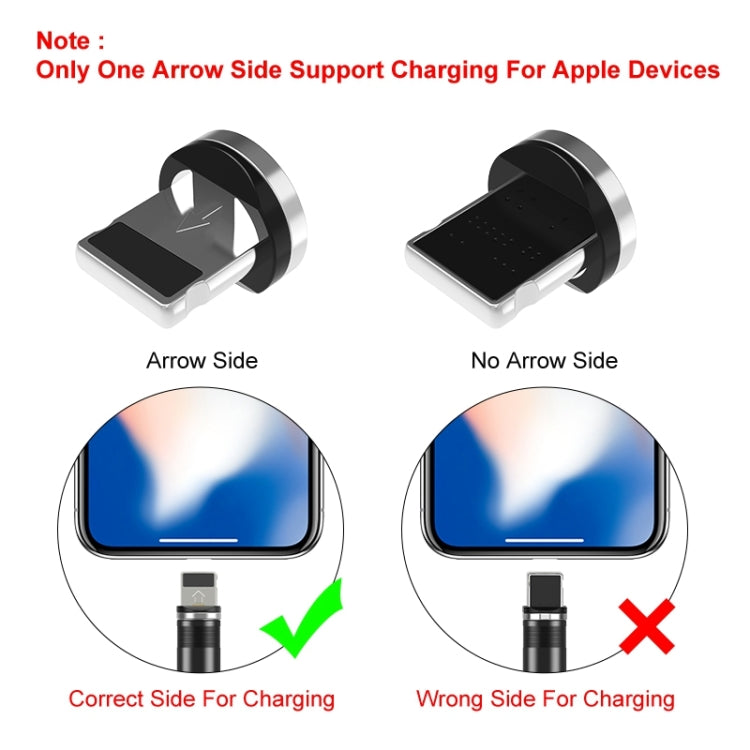 FLOVEME 2A 360 Degrees USB to Lightning 1m Magnetic Cable