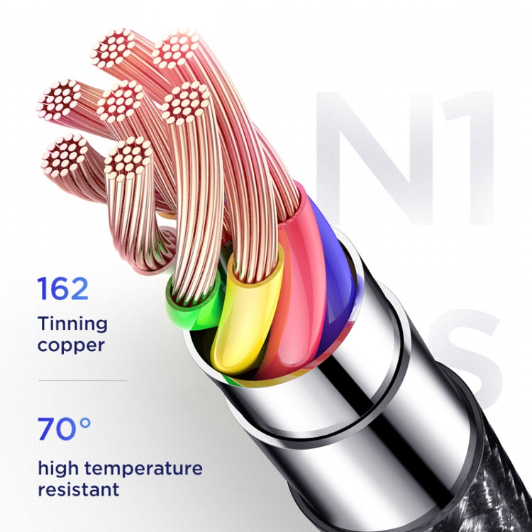 JOYROOM N1 3A USB to Type-C 1m Data Sync Charge Cable S-1030N1