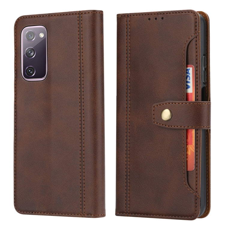 Calf Texture Clasp Flip Leather Wallet Case Samsung S20 FE / S20 Lite