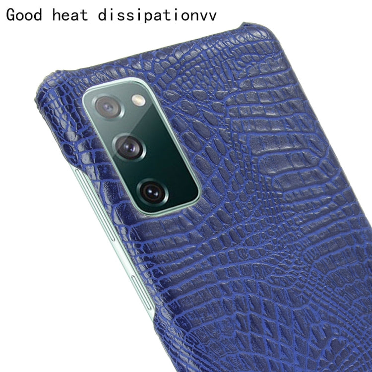 Crocodile Texture Leather Case Samsung S20 FE