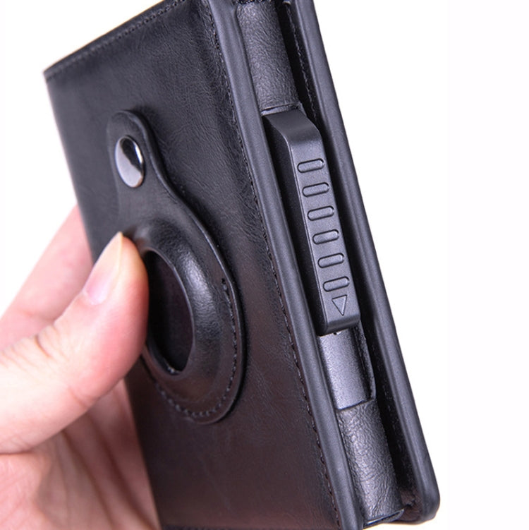 RFID Automatic Pop-Up Card Holder Locator Wallet AirTag