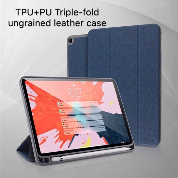 Mutural Exquisite Magnet Flip Leather Case with Pen Slot iPad mini 5 / mini 4