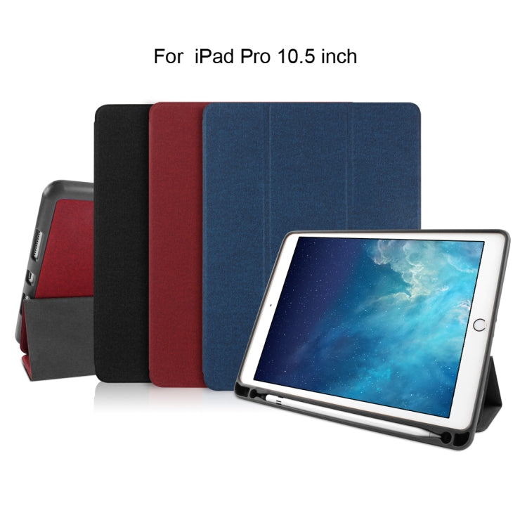 Mutural Exquisite Magnet Flip Leather Case with Pen Slot iPad Pro 10.5 inch